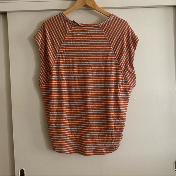 Free People - We The Free Halo Striped T-Shirt in copper XS - Picture 4 of 9